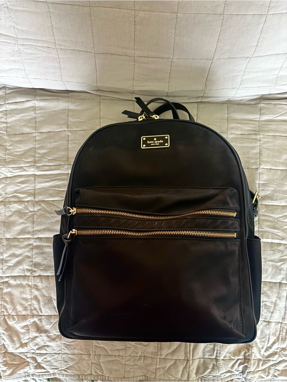 kate spade Black Nylon Backpack